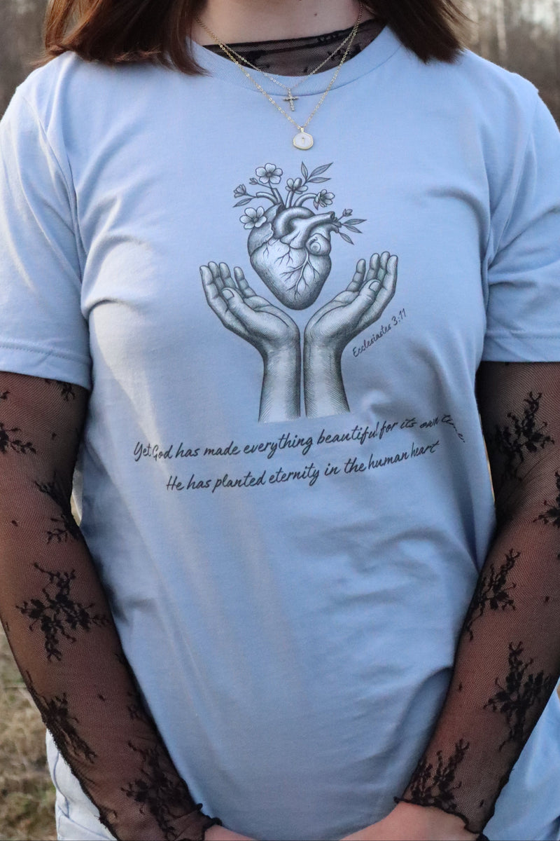 Ecclesiastes 3:11 Christian Shirt for Women | Bible Verse Tee